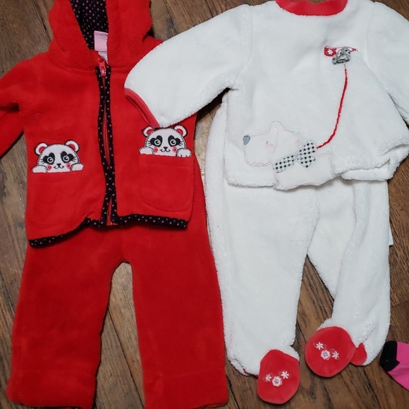12 Baby Girl 3-6 Month Outfits - Picture 2 of 6